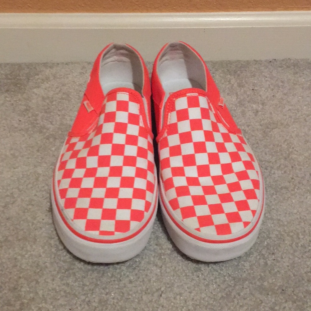 PINK CHECKERED VANS